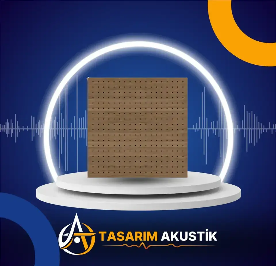 Akustik ahşap panel duvar uygulaması - ahşap akustik kaplama
