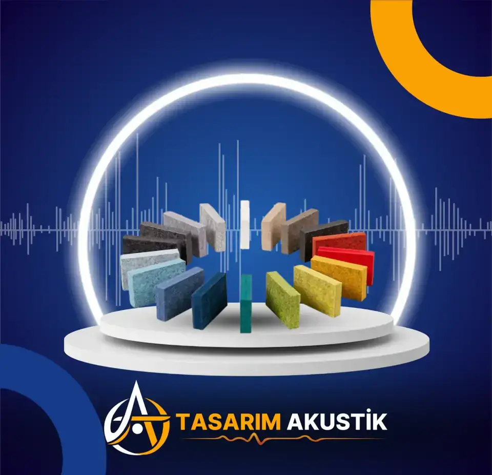 Dekoratif akustik keçe panel duvar uygulaması - Doku Felt