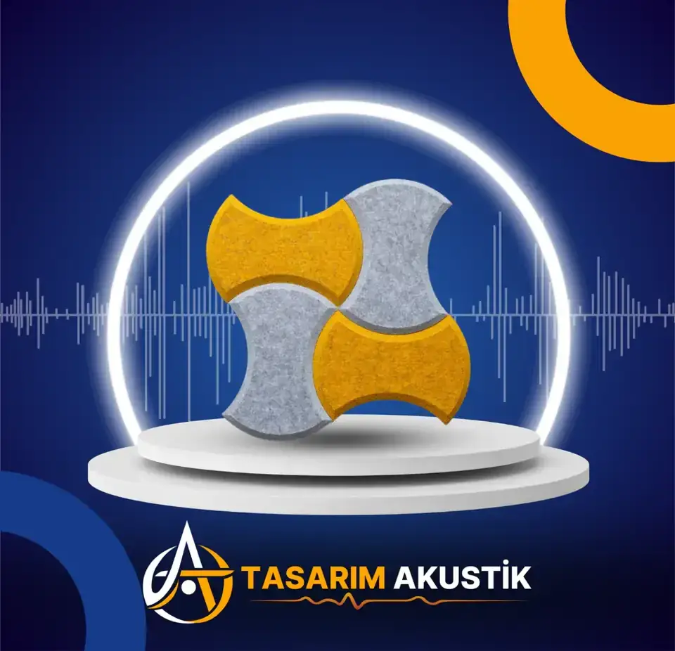 Akustik keçe tavan paneli ve renk seçenekleri